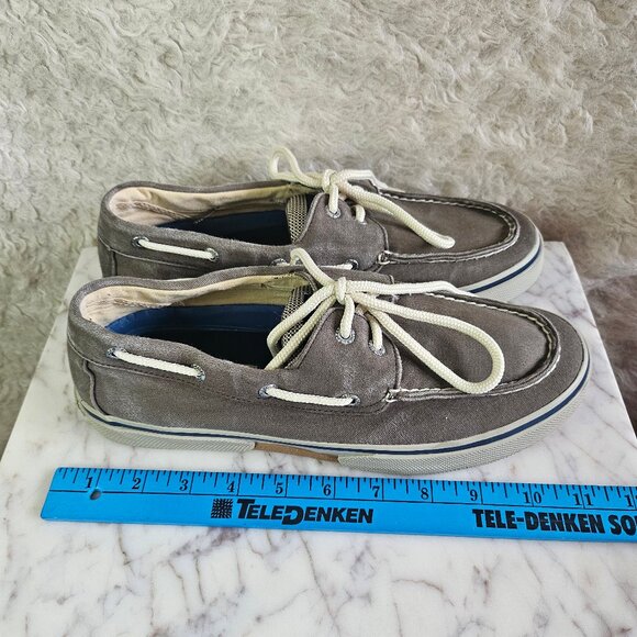 Sperry Top-Sider  0777867 Men's Halyard Gray Casual Low Top Boat Shoes Size 9M - Picture 3 of 8